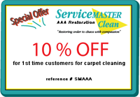 ServiceMaster Cleaning Coupon - AAA - California