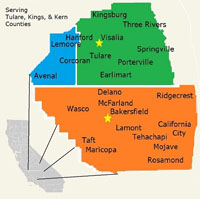 ServiceMaster by Benevento CA - Service Map