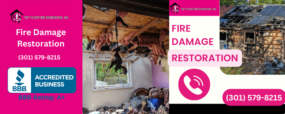 Top To Bottom Renovation Fire Damage Restoration and Cleanup