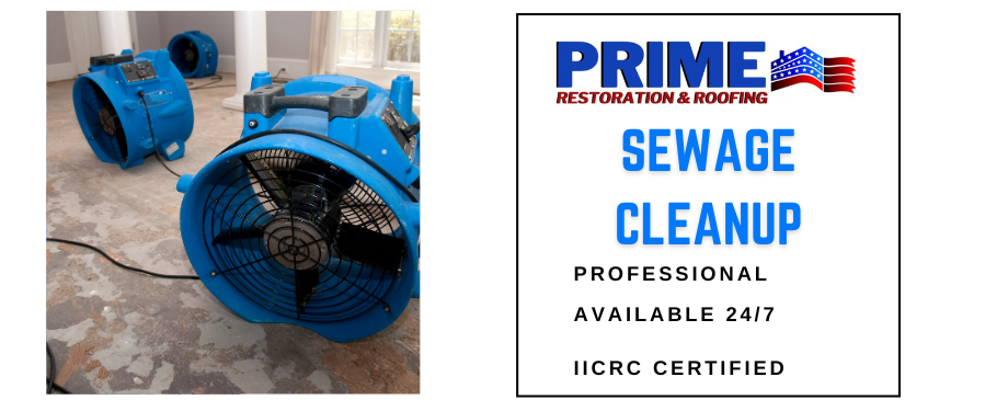 Sewage Cleanup Services - Prime Restoration