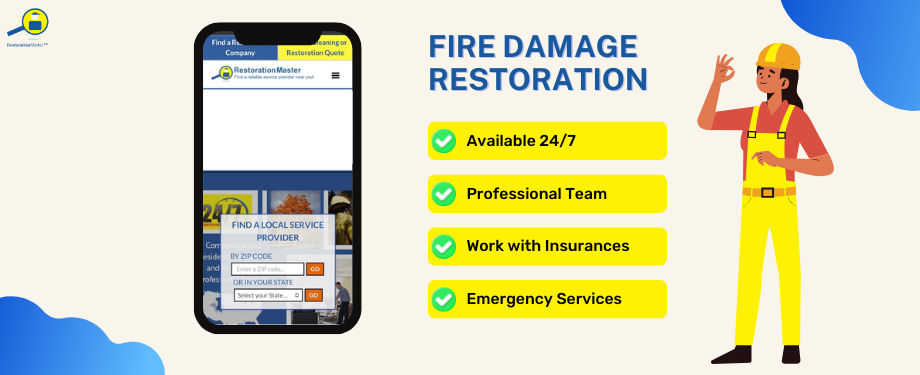 fire damage restoration - RestorationMaster