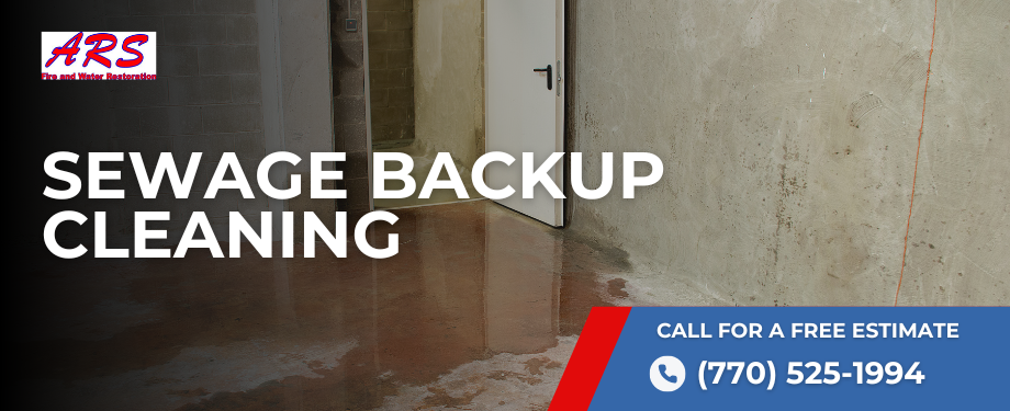 Emergency Sewage Backup Cleaning - ARS Mitigations