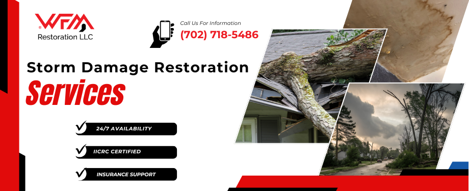 Storm Damage Restoration in Boulder City and Mesquite, NV - WFM Restoration