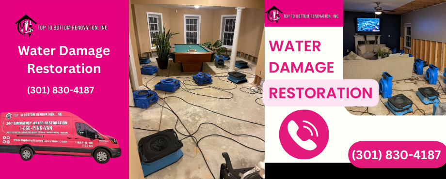 Top To Bottom Renovation Water Damage Restoration and Repair
