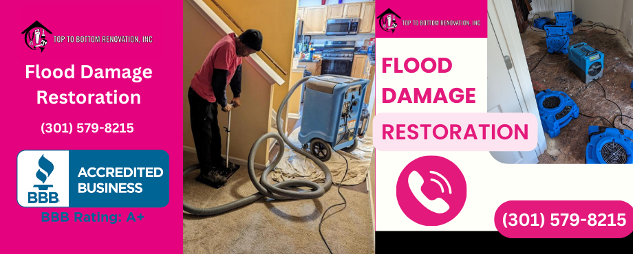 Flood Damage Restoration - Top To Bottom Renovation 
