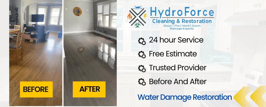 Water Damage Restoration- HydroForce Cleaning & Restoration