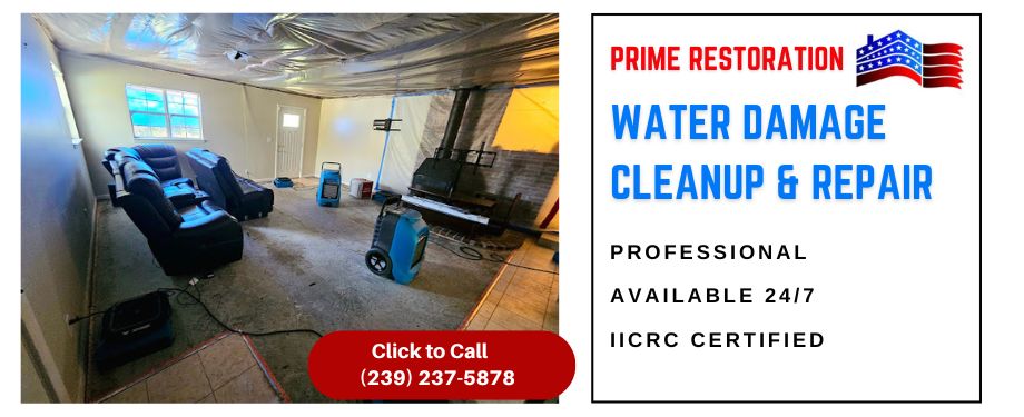 Water Damage Repair - Prime Restoration - Cape Coral FL