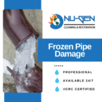 Frozen Pipe Damage Services - Nu-Gen Cleaning & Restoration