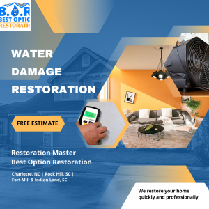 Water Damage Restoration Graphic - Best Option Restoration