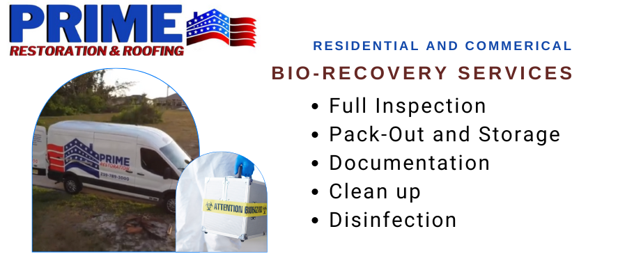residential and commercial bio-recovery - Prime Restoration