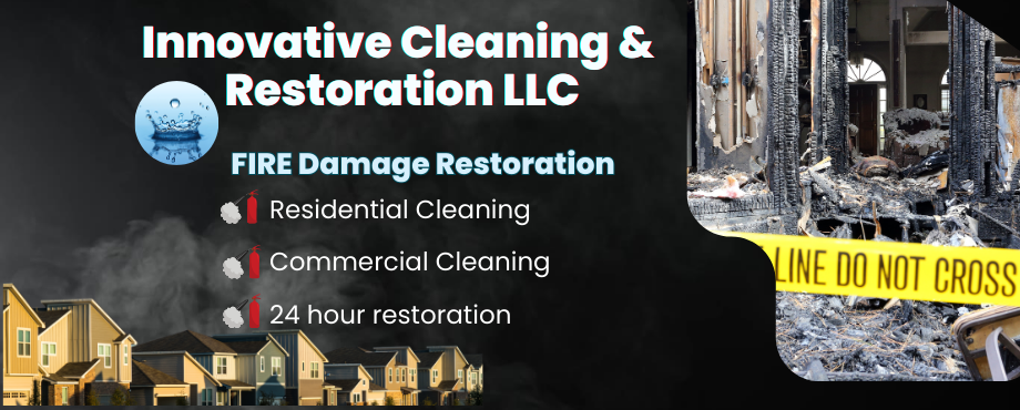 fire damage restoration - Innovative Cleaning & Restoration LLC