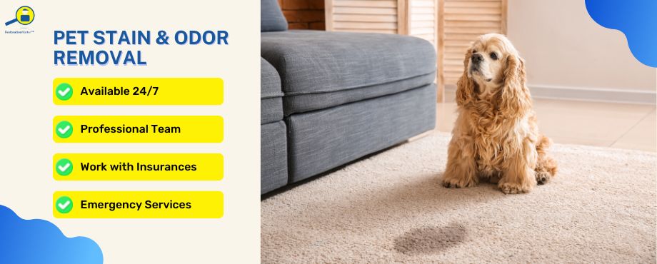pet stain and odor removal from carpets