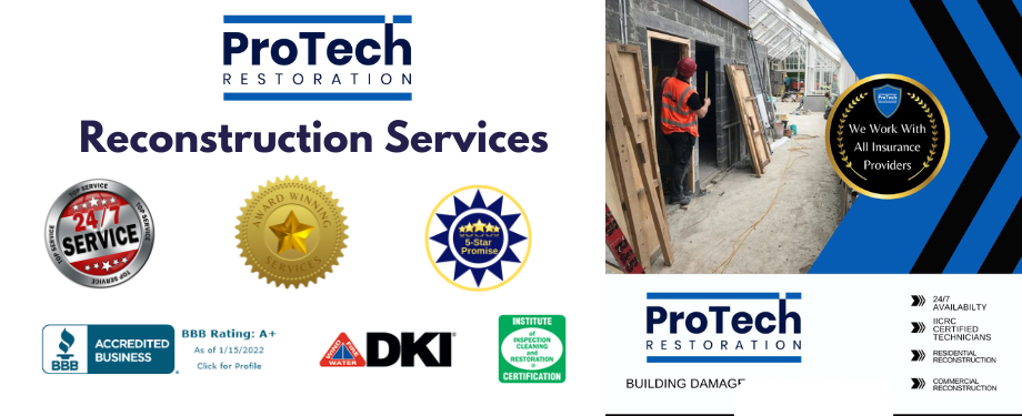 Certified Reconstruction Services by ProTech Restoration