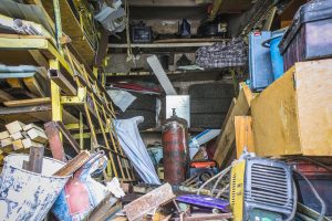 Hoarding cleaning needed in this Dover, NH shed