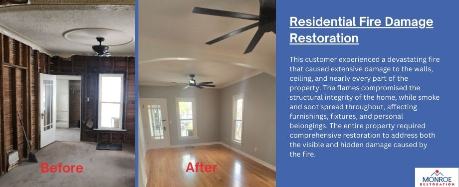 residential fire damage restoration