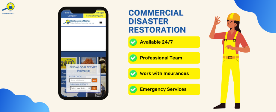 Commercial Restoration in Hammonton, NJ - RestorationMaster