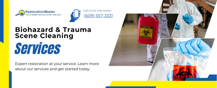 Biohazard and Trauma Scene Cleaning in Hammonton NJ - RestorationMaster