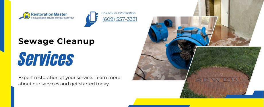 Sewage Cleanup in Hammonton, NJ - RestorationMaster