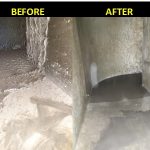 Before and After Air Duct Cleaning in Hampton CT