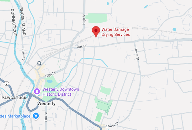 Map to Water Damage Drying Services