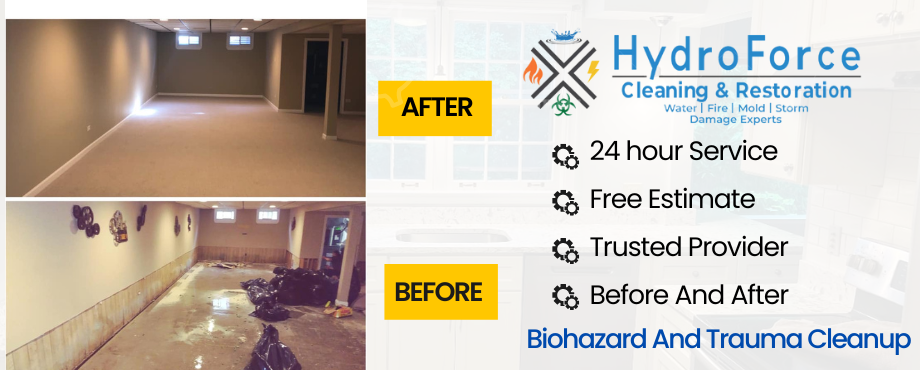 Biohazard Cleanup - HydroForce Cleaning & Restoration
