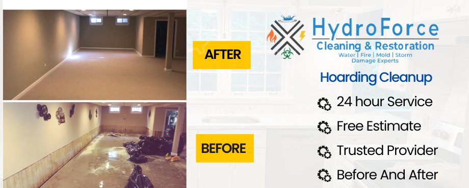 Hoarding Cleanup - HydroForce Cleaning & Restoration