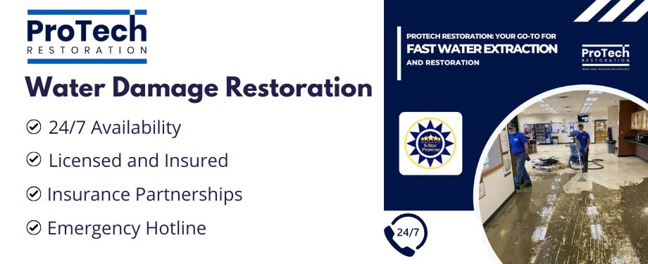 Water Damage Restoration Services by ProTech Restoration in Hoffman Estates IL