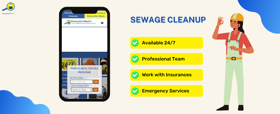 Sewage Cleanup by RestorationMaster