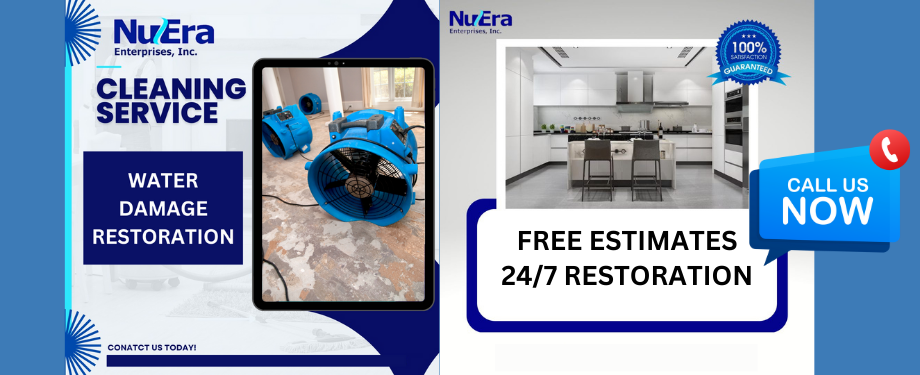 water damage repair and dehumidification - NuEra Restoration and Remodeling