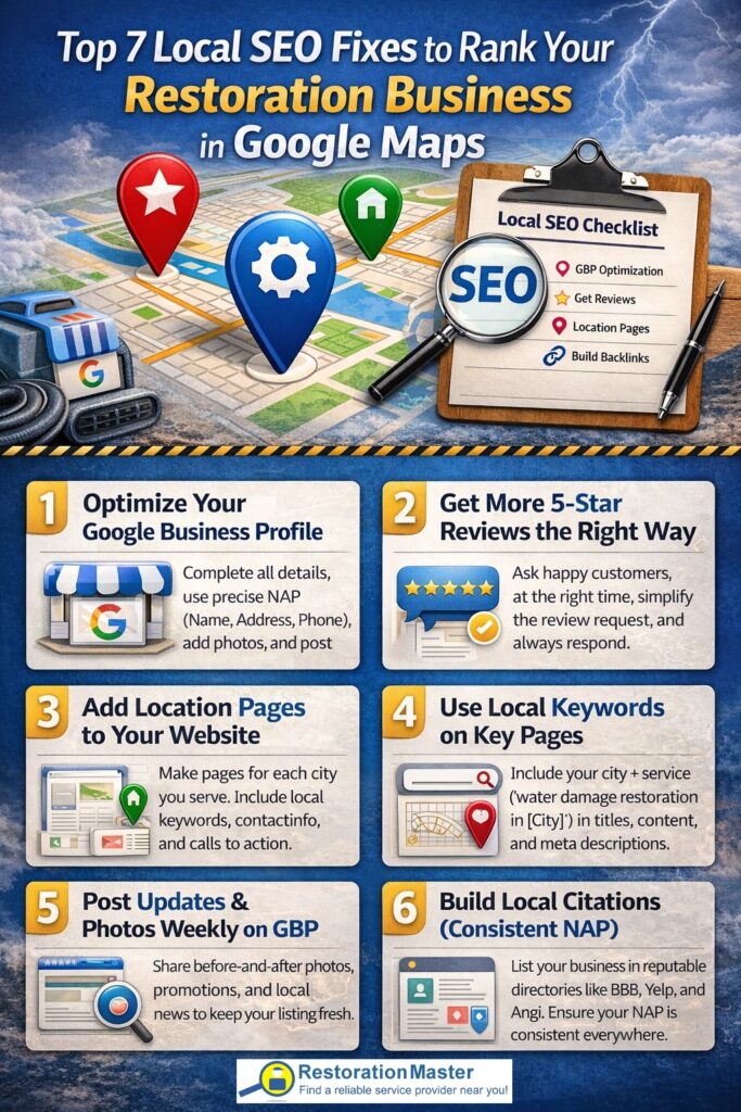 Local SEO for restoration businesses Local SEO for restoration businesses