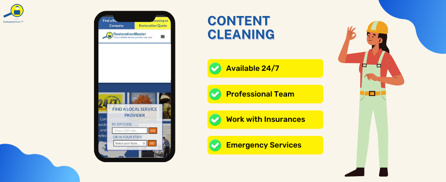content cleaning - RestorationMaster