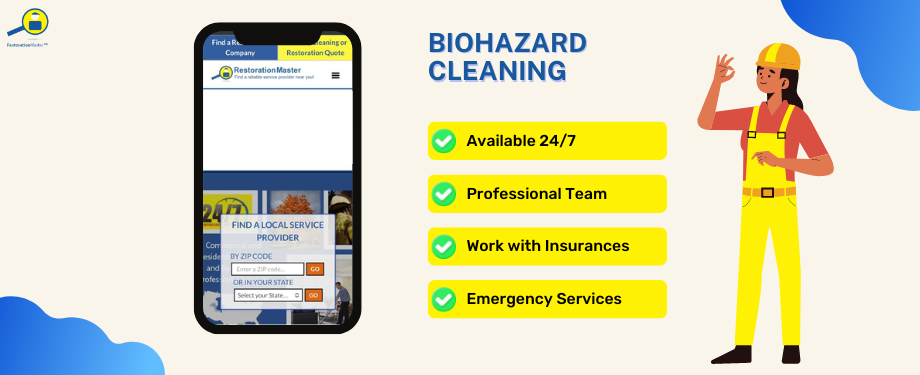 Biohazard Cleaning by RestorationMaster