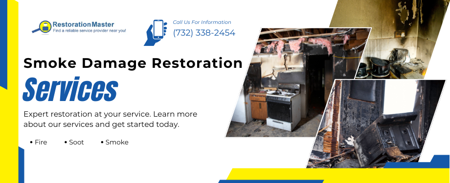 Fire Damage Restoration Services in Manasquan, NJ - RestorationMaster Smoke Damage Restoration in Manasquan NJ - RestorationMaster