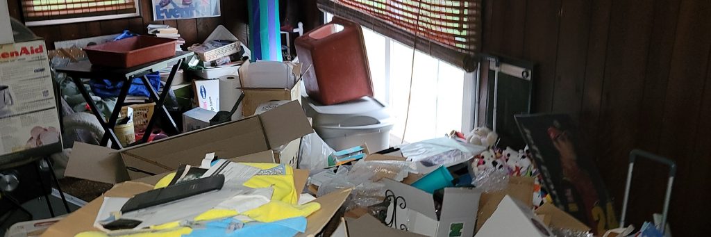 Hoarding and water damage in the home
