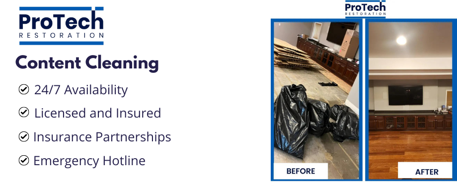 Content Cleaning Services by ProTech Restoration