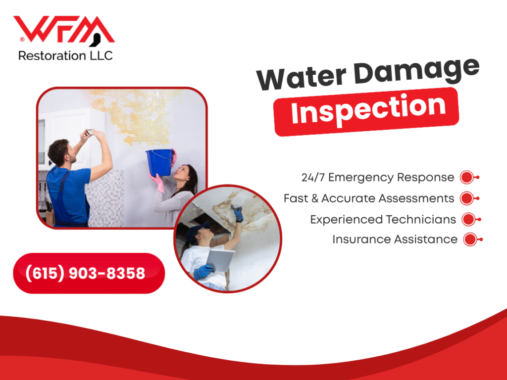 water damage inspection