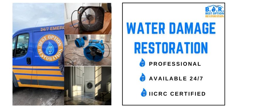Water Damage Restoration Oakridge, NJ by Best Option Restoration of Tri-State