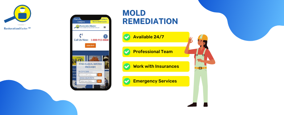 mold remediation by RestorationMaster