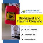 Biohazard and Trauma Cleaning Services by RestorationMaster