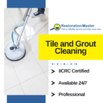 Tile and Grout Cleaning by RestorationMaster