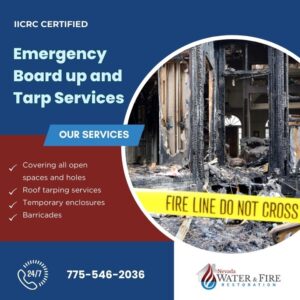 Emergency Roof Tarping and Board Up Service Nevada