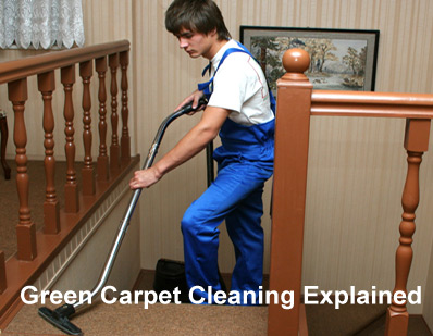 Green carpet cleaning