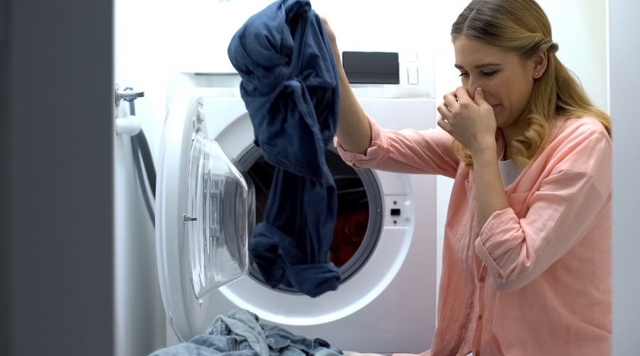 how to remove bad smell from washing machine