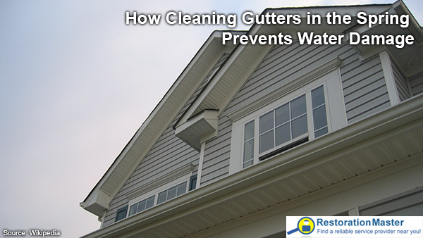 Cleaning Gutters Prevents Water Damage