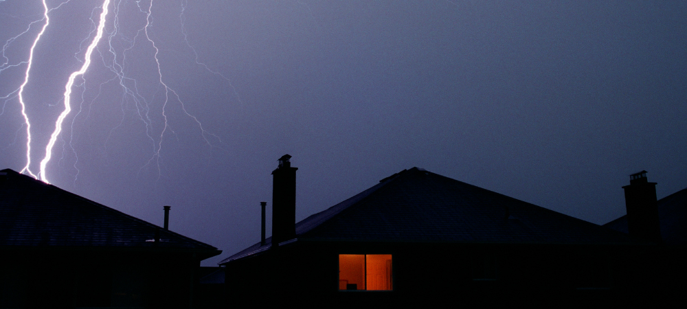 Lightning Strikes home