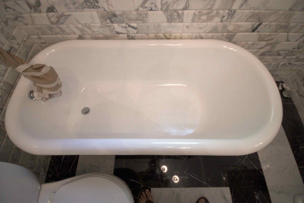 Refinished bathtub