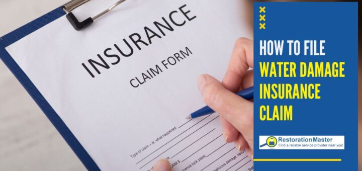 how to file water damage insurance claim
