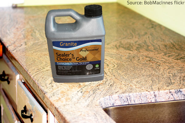 A quality granite sealer will provide excellent protection to your countertops.