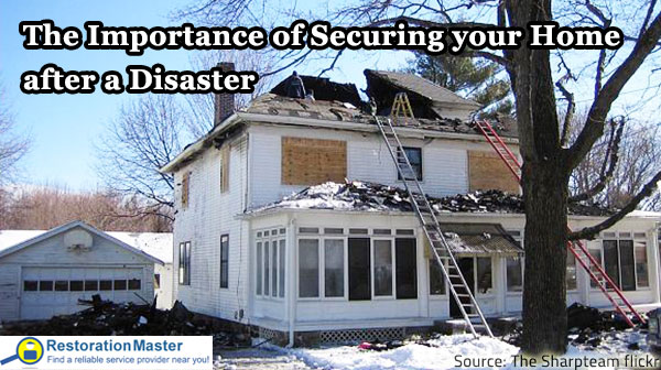 Why home security is important after emergencies.