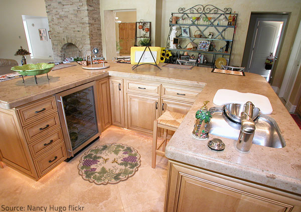 Both honed and polished granite will add value and appeal to your home.